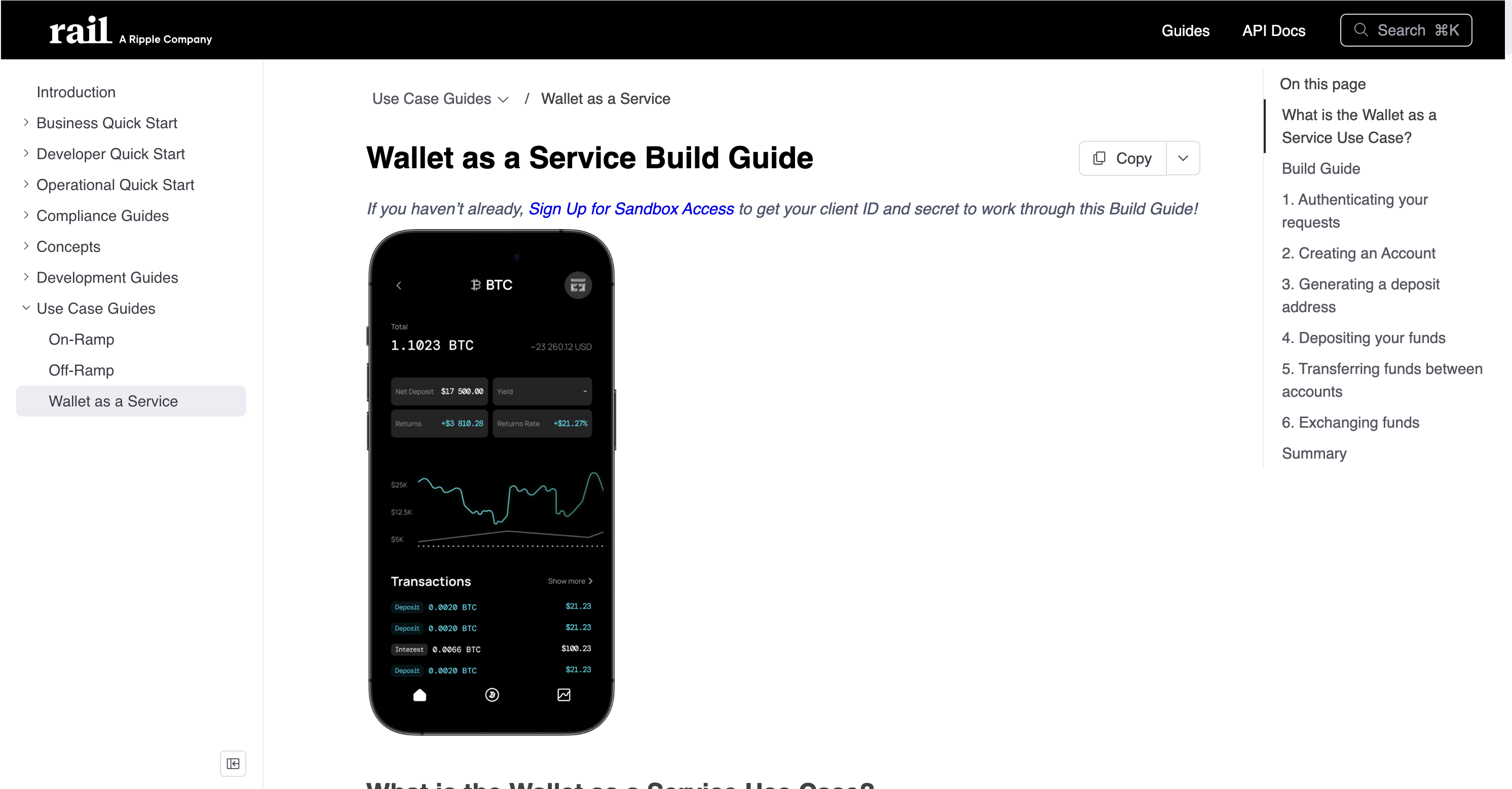 Wallet as a Service Build Guide