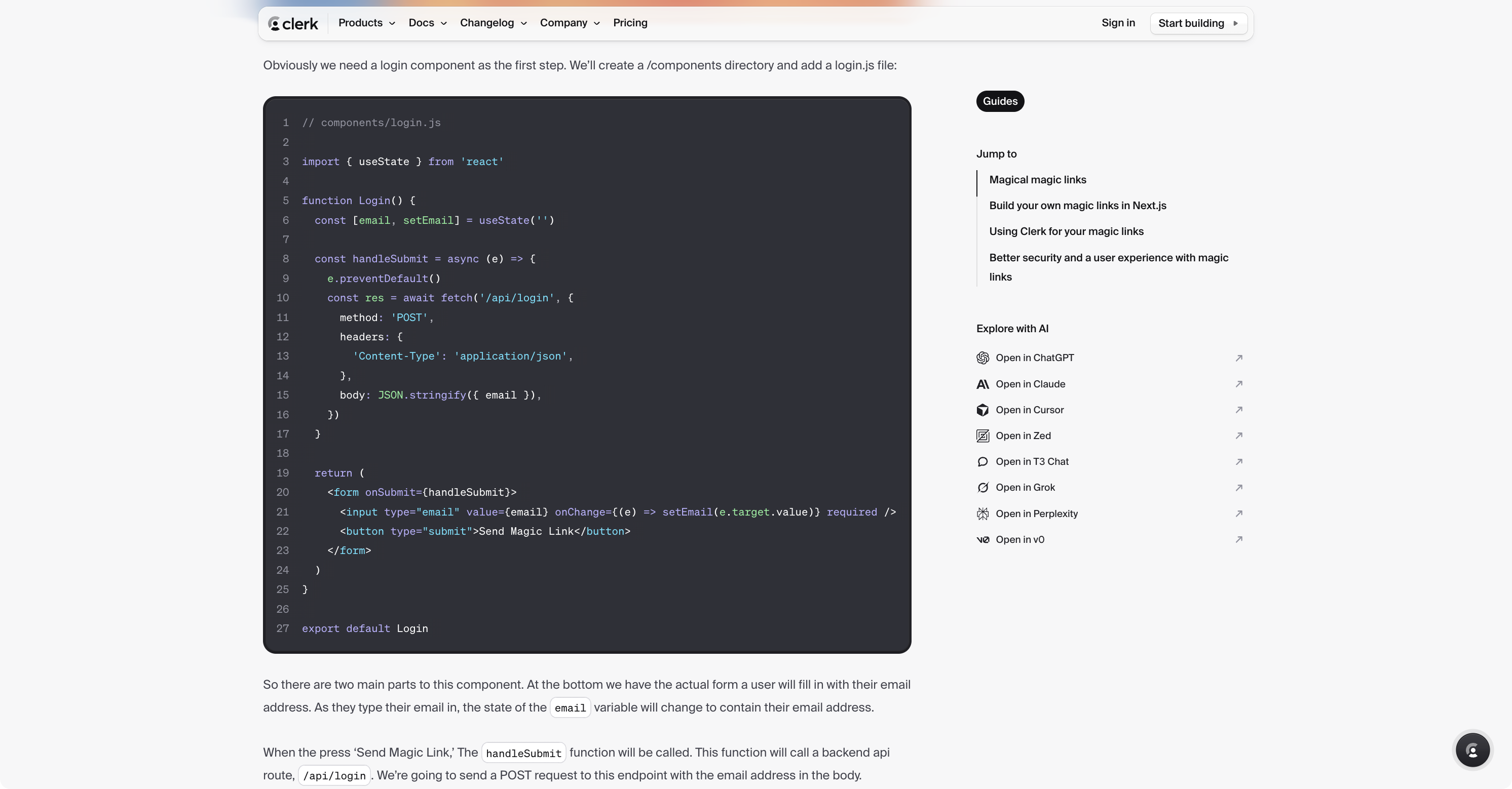 Secure Authentication in Next.js with Email Magic Links